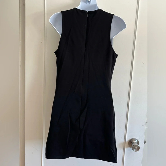 Babaton Harrington Mini Bodycon Dress Black size 8 party dress effortless chic - Picture 2 of 15